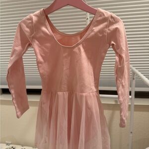 Pink Long Sleeve Ballet Dress Size120 Very New